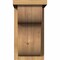 Ekena Millwork Carmel Smooth Corbel w/Backplate, Western Red Cedar, 7 1/2"W x 10"D x 14"H COR08X10X14CAR01SWR - alternate 2